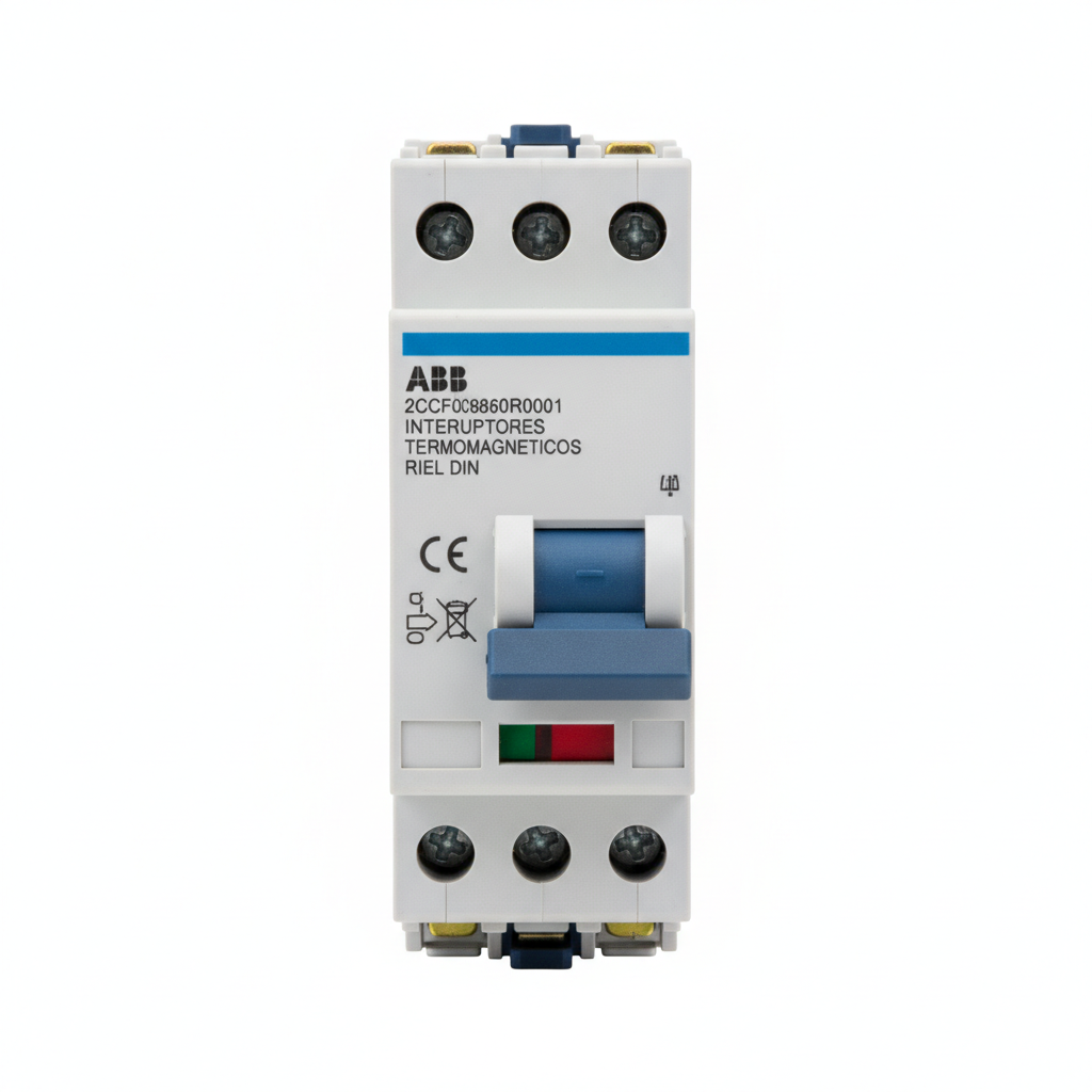 ABB 2CCF008860R0001 INTERRUPTORES TERMOMAGNETICOS MINIATURA RIEL DIN