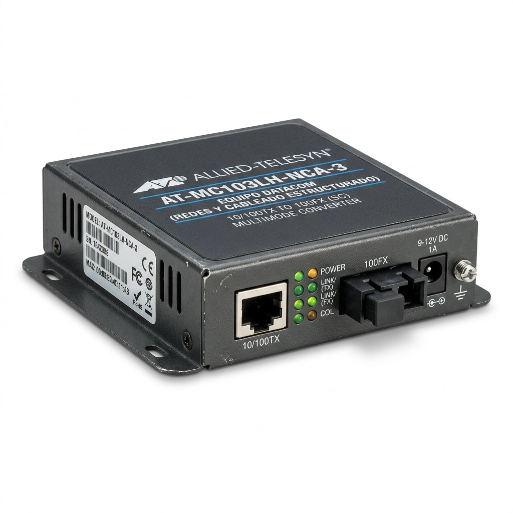 ALLIED-TELESYN AT-MC103LH-NCA-3 EQUIPO DATACOM (REDES Y CABLEADO ESTRUCTURADO)