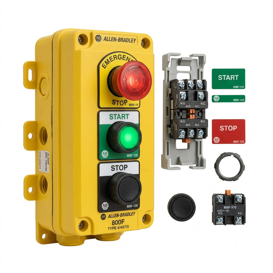 ALLEN-BRADLEY 800F-34WF284 BOTONES PULSADORES BOTONERAS Y ACCESORIOS