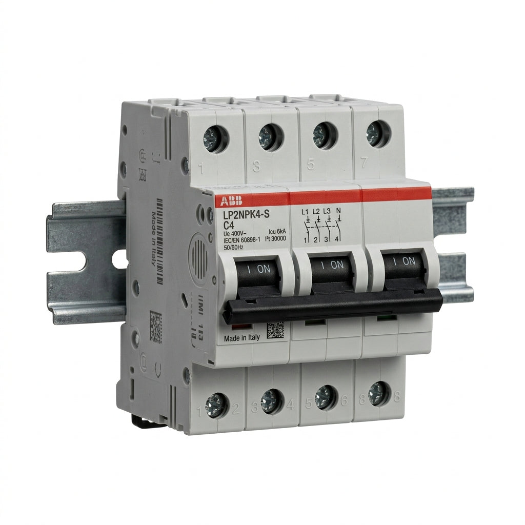 ABB LP2NPK4-S INTERRUPTORES TERMOMAGNETICOS MINIATURA RIEL DIN