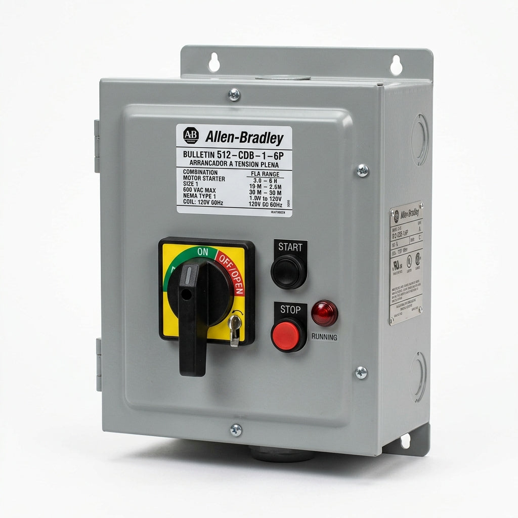 ALLEN-BRADLEY 512-CDB-1-6P ARRANCADORES A TENSION PLENA