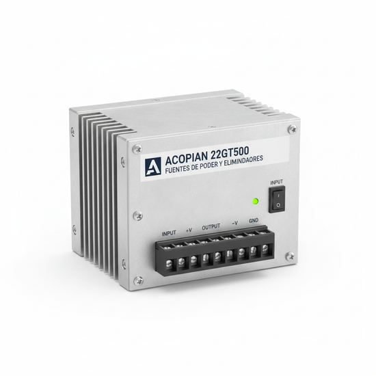 ACOPIAN 22GT500 FUENTES DE PODER Y ELIMINADORES