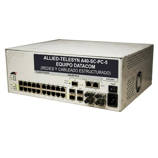 ALLIED-TELESYN A40-SC-PC-5 EQUIPO DATACOM (REDES Y CABLEADO ESTRUCTURADO)