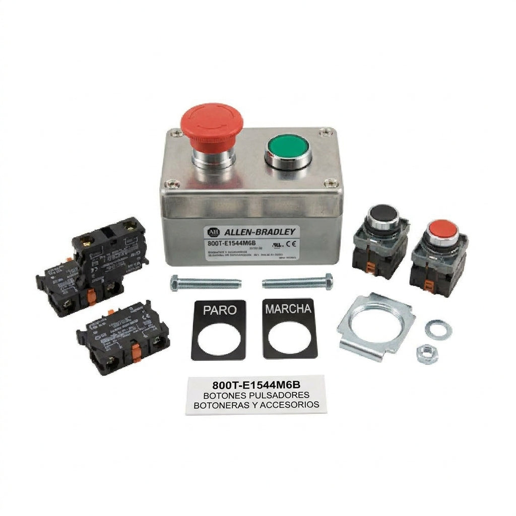 ALLEN-BRADLEY 800T-E1544M6B BOTONES PULSADORES BOTONERAS Y ACCESORIOS