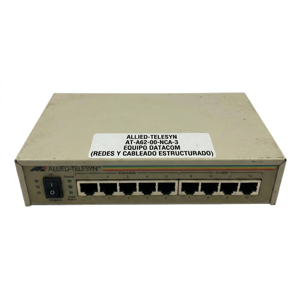 ALLIED-TELESYN AT-A62-00-NCA-3 EQUIPO DATACOM (REDES Y CABLEADO ESTRUCTURADO)