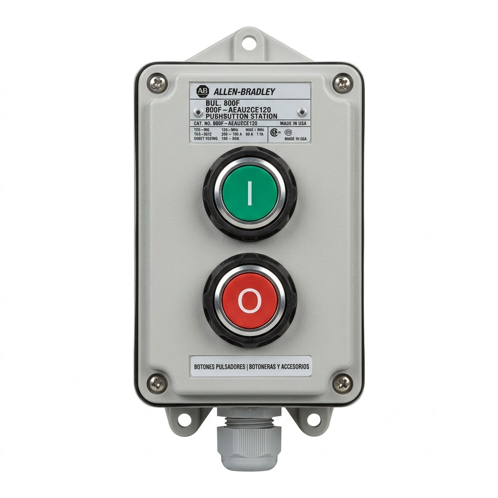 ALLEN-BRADLEY 800F-AEAU2CE120 BOTONES PULSADORES BOTONERAS Y ACCESORIOS