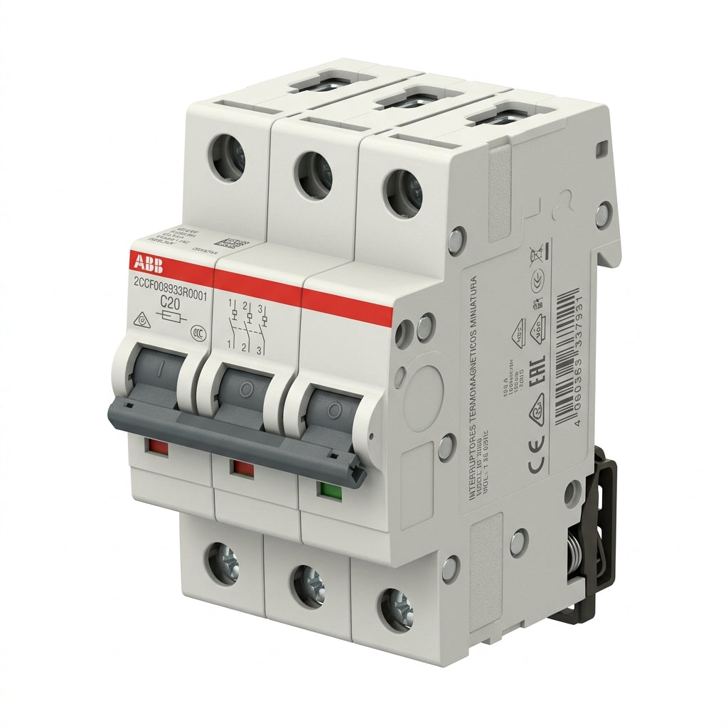 ABB 2CCF008933R0001 INTERRUPTORES TERMOMAGNETICOS MINIATURA RIEL DIN