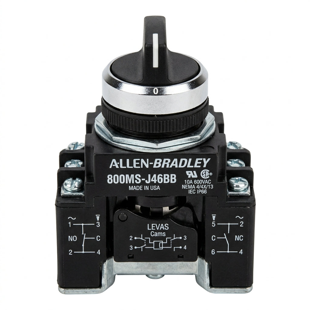 ALLEN-BRADLEY 800MS-J46BB SELECTORES Y CONMUTADORES DE FASE - LEVAS