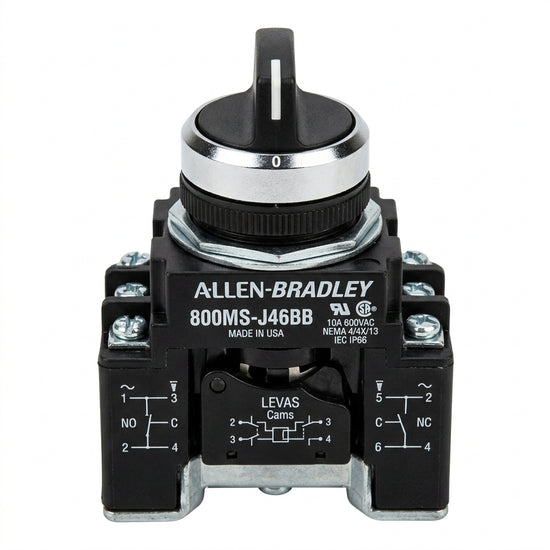 ALLEN-BRADLEY 800MS-J46BB SELECTORES Y CONMUTADORES DE FASE - LEVAS