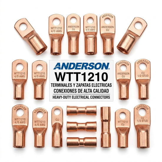 ANDERSON WTT1210 TERMINALES Y ZAPATAS ELECTRICAS