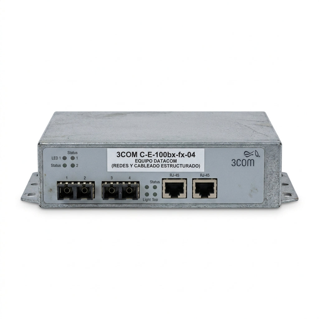3COM C-E-100bx-fx-04 EQUIPO DATACOM (REDES Y CABLEADO ESTRUCTURADO)