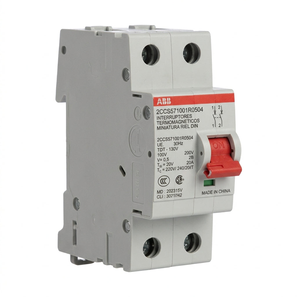 ABB 2CCS571001R0504 INTERRUPTORES TERMOMAGNETICOS MINIATURA RIEL DIN