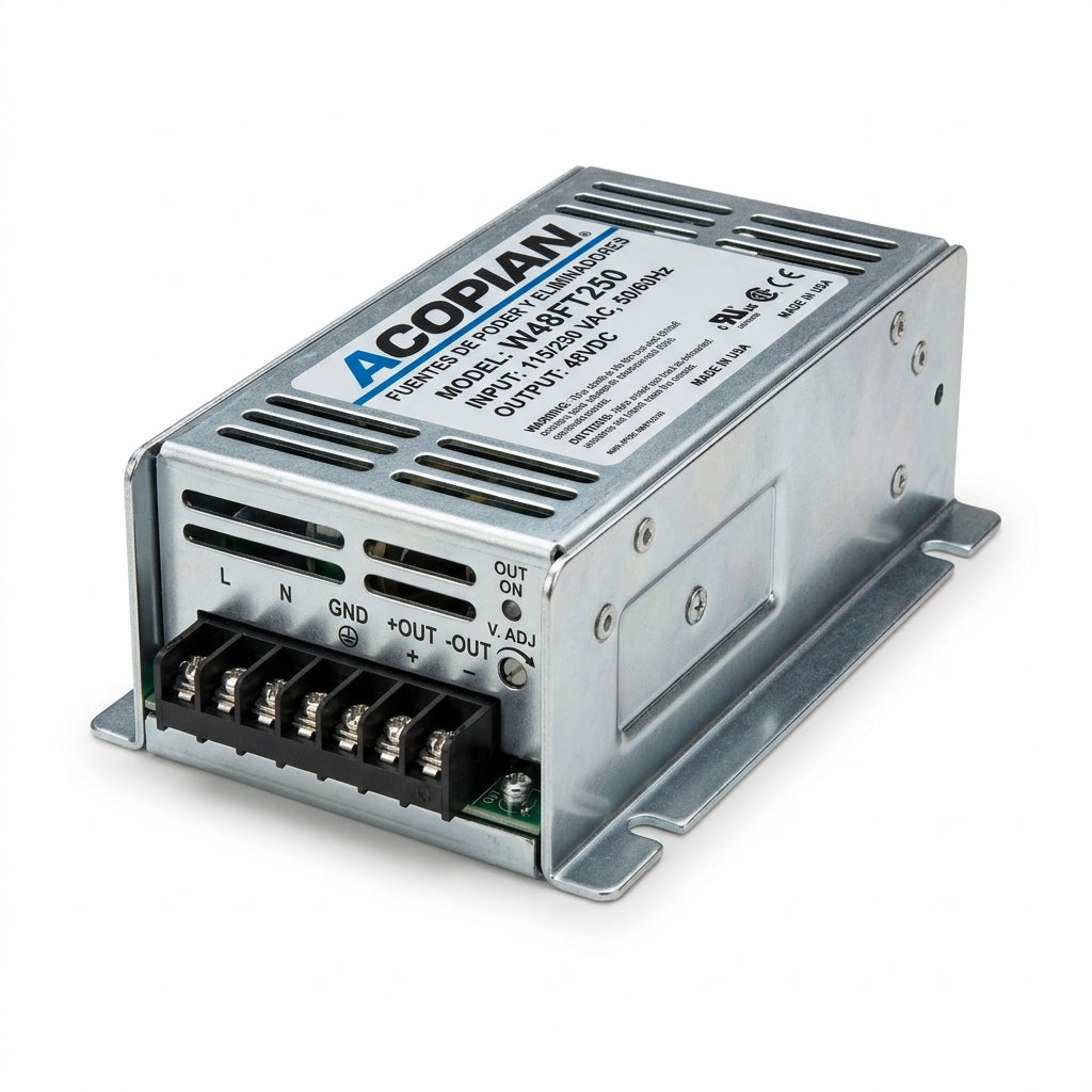 ACOPIAN W48FT250 FUENTES DE PODER Y ELIMINADORES