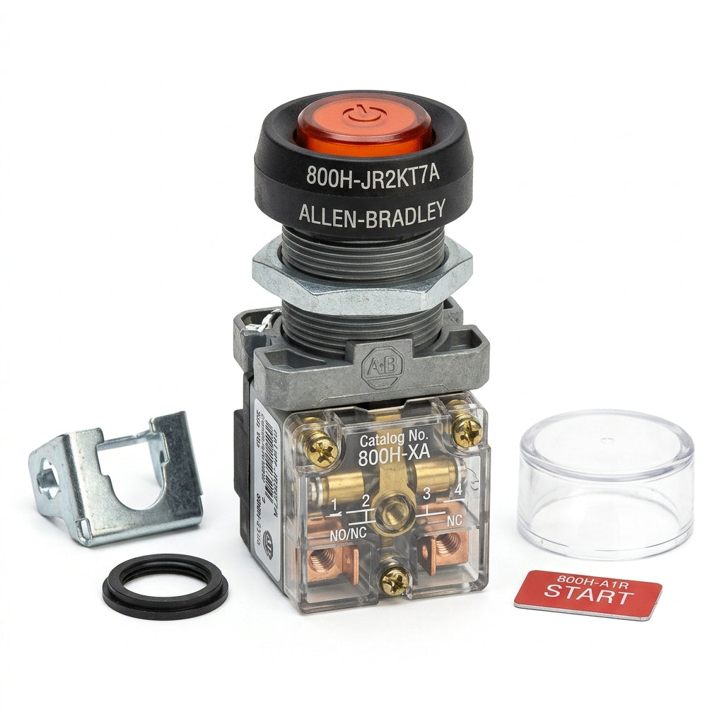 ALLEN-BRADLEY 800H-JR2KT7A BOTONES PULSADORES BOTONERAS Y ACCESORIOS