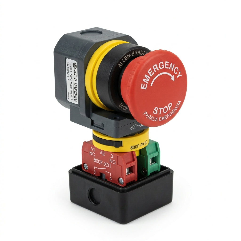 ALLEN-BRADLEY 800F-P-U3FCFEB BOTONES PULSADORES BOTONERAS Y ACCESORIOS