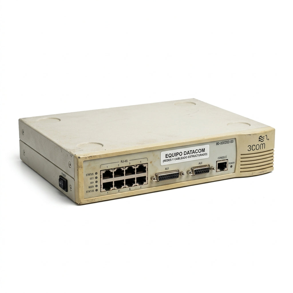 3COM 80-000203-00 EQUIPO DATACOM (REDES Y CABLEADO ESTRUCTURADO)