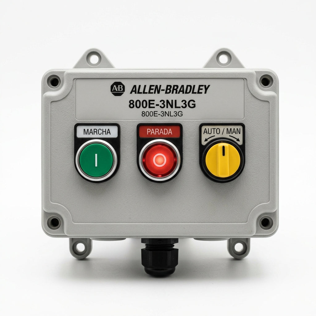 ALLEN-BRADLEY 800E-3NL3G BOTONES PULSADORES BOTONERAS