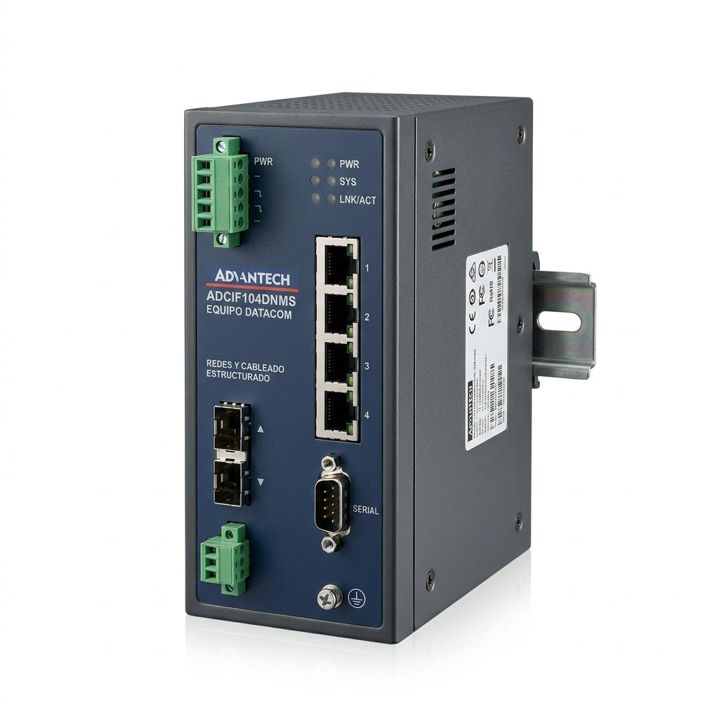 ADVANTECH ADCIF104DNMS EQUIPO DATACOM (REDES Y CABLEADO ESTRUCTURADO)