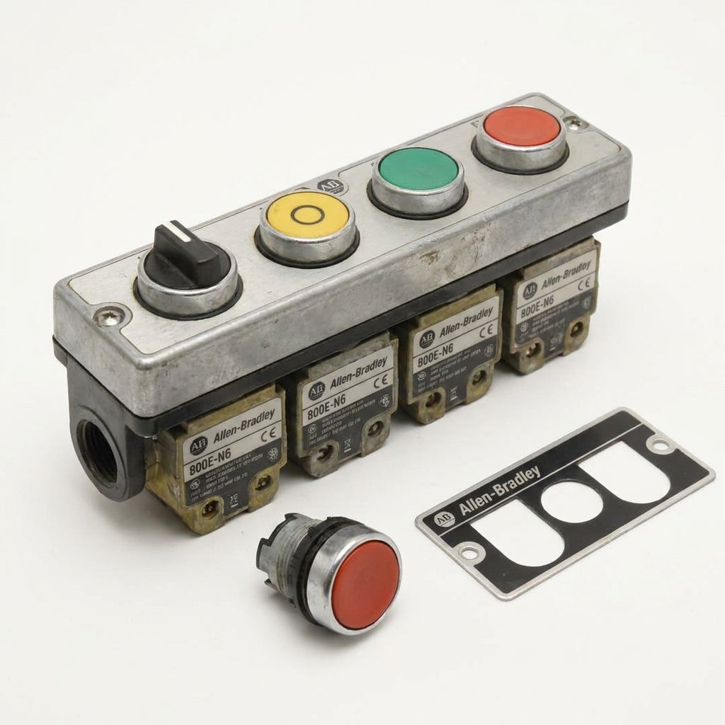 ALLEN-BRADLEY 800E-N6 BOTONES PULSADORES BOTONERAS Y ACCESORIOS