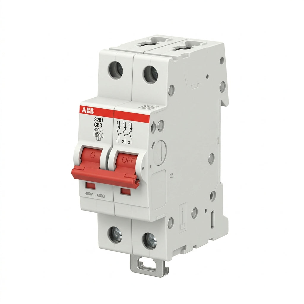 ABB 2CDS281001R0631 INTERRUPTORES TERMOMAGNETICOS MINIATURA RIEL DIN