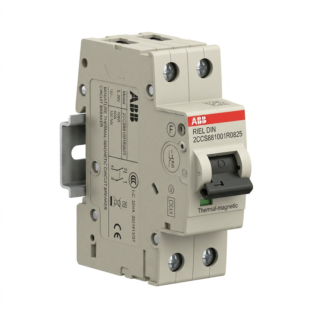 ABB 2CCS881001R0825 INTERRUPTORES TERMOMAGNETICOS MINIATURA RIEL DIN