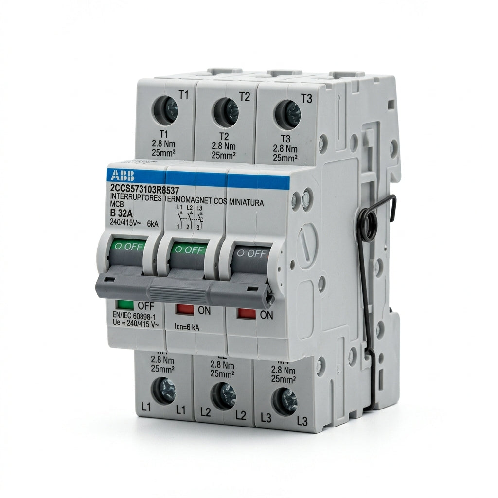 ABB 2CCS573103R8537 INTERRUPTORES TERMOMAGNETICOS MINIATURA RIEL DIN