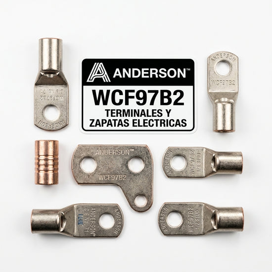 ANDERSON WCF97B2 TERMINALES Y ZAPATAS ELECTRICAS