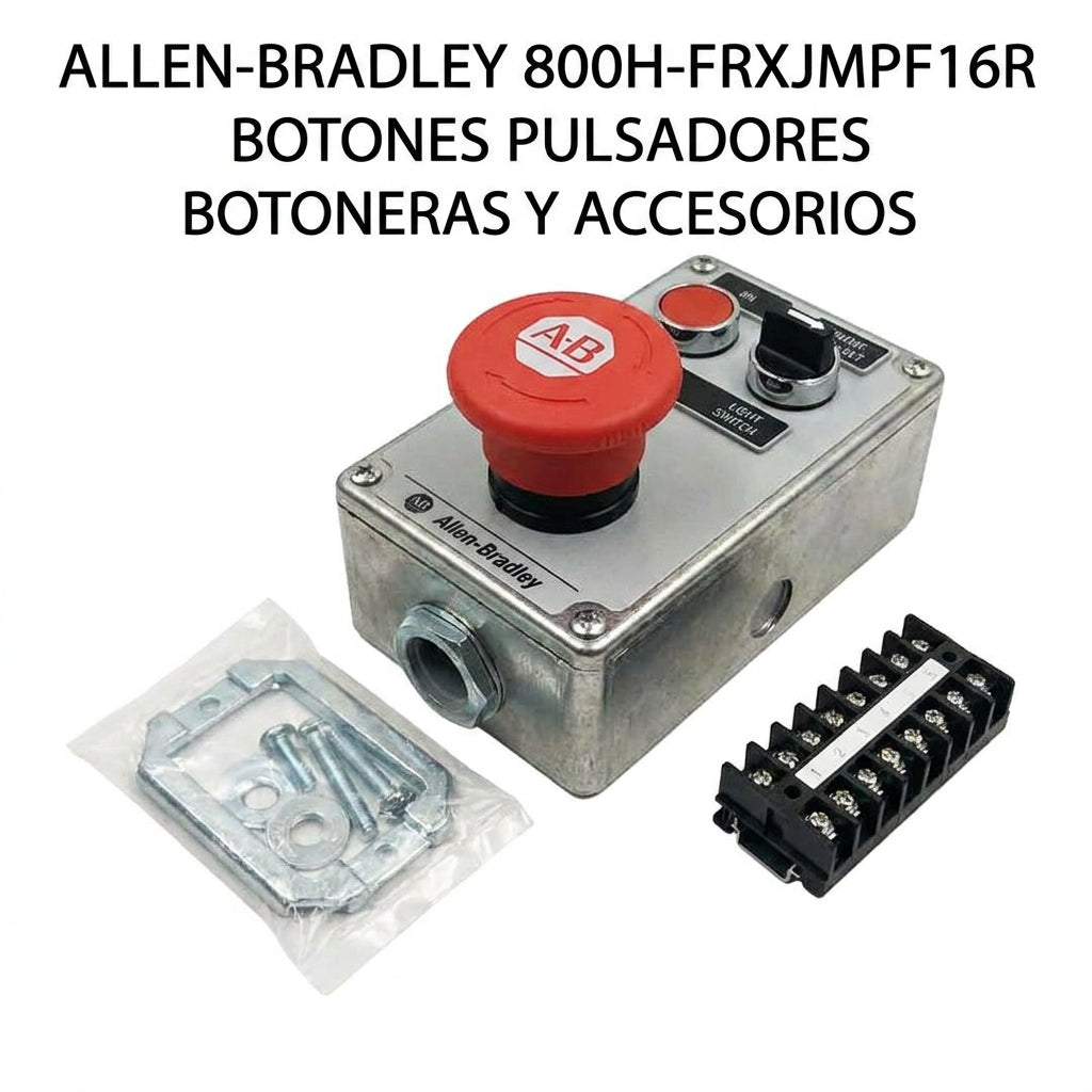 ALLEN-BRADLEY 800H-FRXJMPF16R BOTONES PULSADORES BOTONERAS Y ACCESORIOS