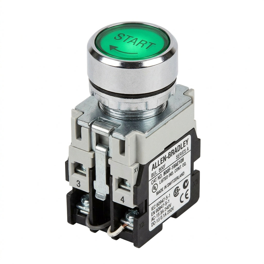 ALLEN-BRADLEY 800F-18AE108 BOTONES PULSADORES BOTONERAS Y ACCESORIOS