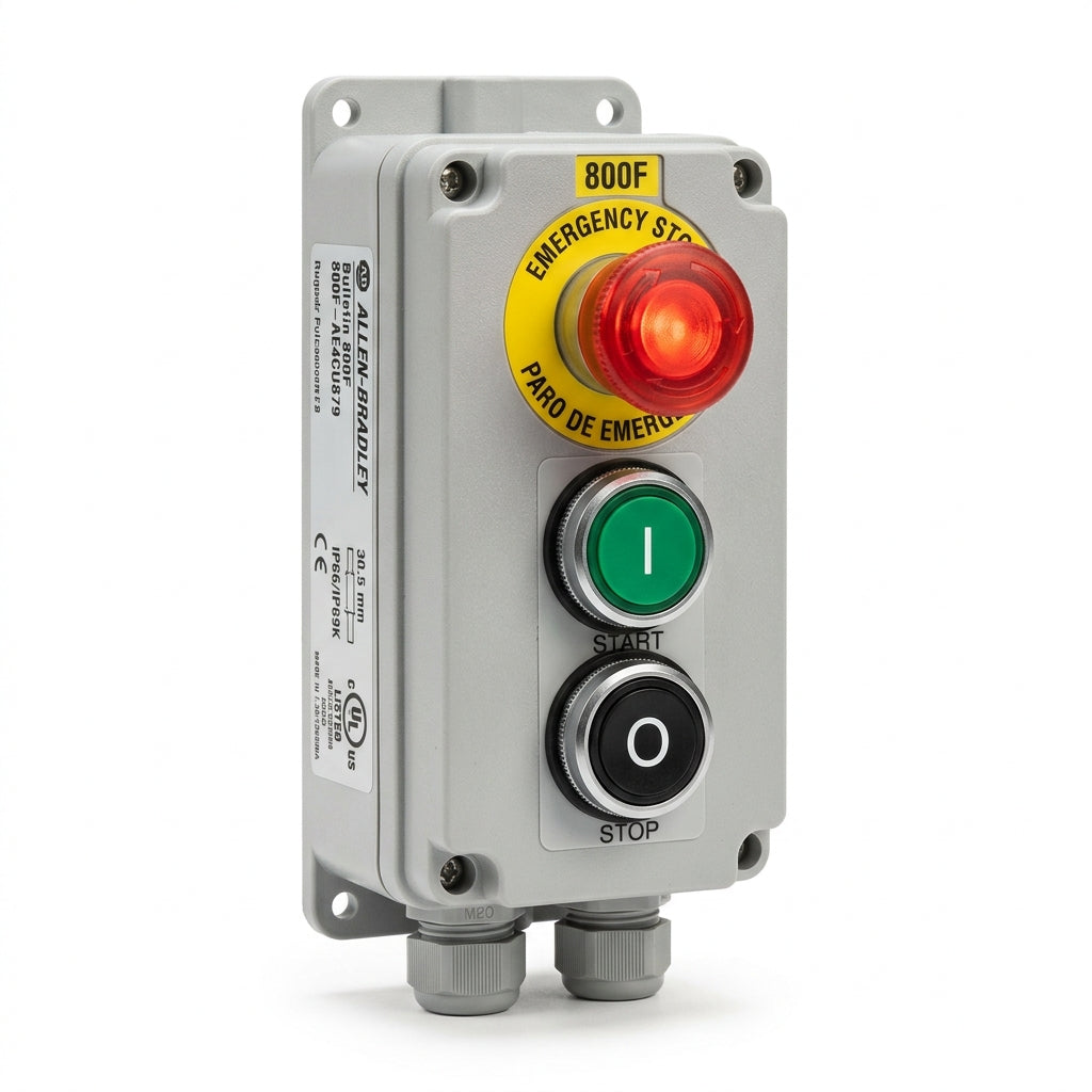 ALLEN-BRADLEY 800F-AE4CU879 BOTONES PULSADORES BOTONERAS Y ACCESORIOS