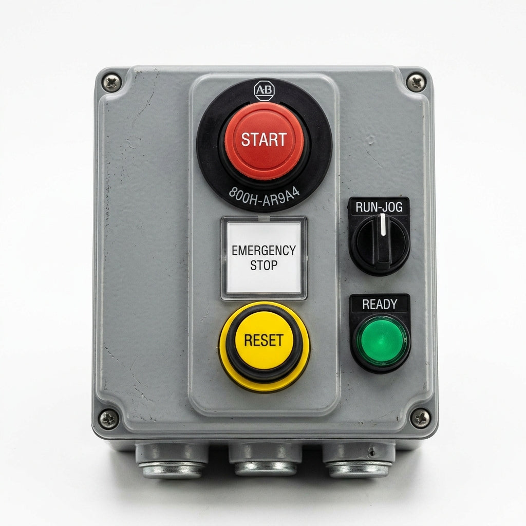 ALLEN-BRADLEY 800H-AR9A4 BOTONES PULSADORES BOTONERAS Y ACCESORIOS