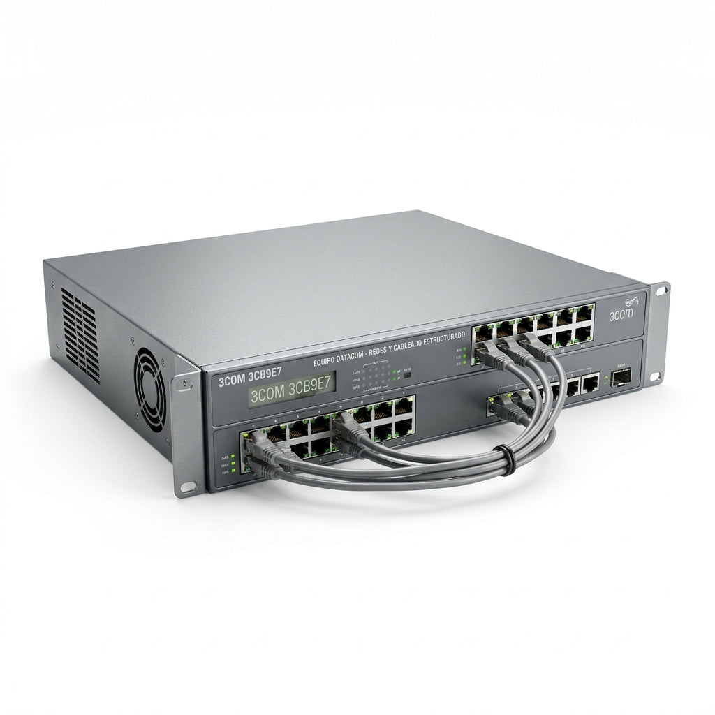 3COM 3CB9E7 EQUIPO DATACOM (REDES Y CABLEADO ESTRUCTURADO)