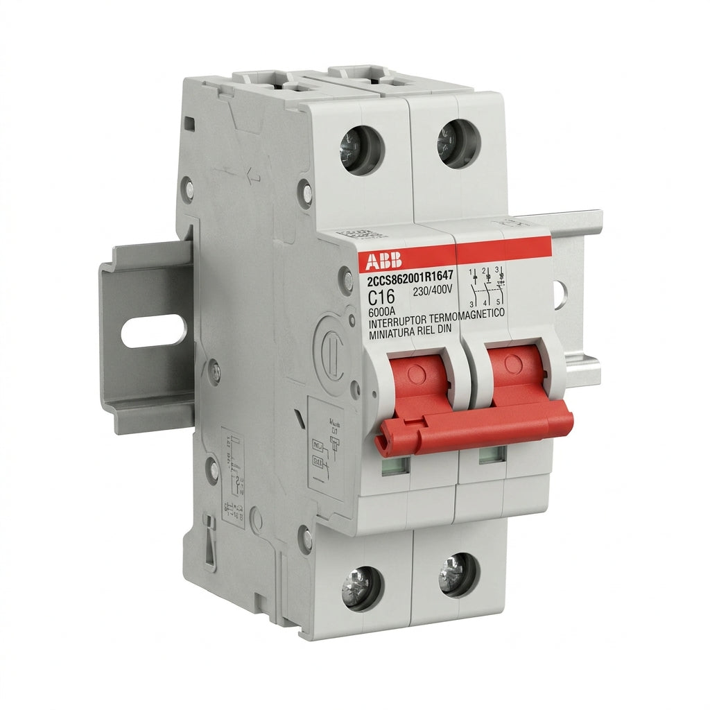 ABB 2CCS862001R1647 INTERRUPTORES TERMOMAGNETICOS MINIATURA RIEL DIN