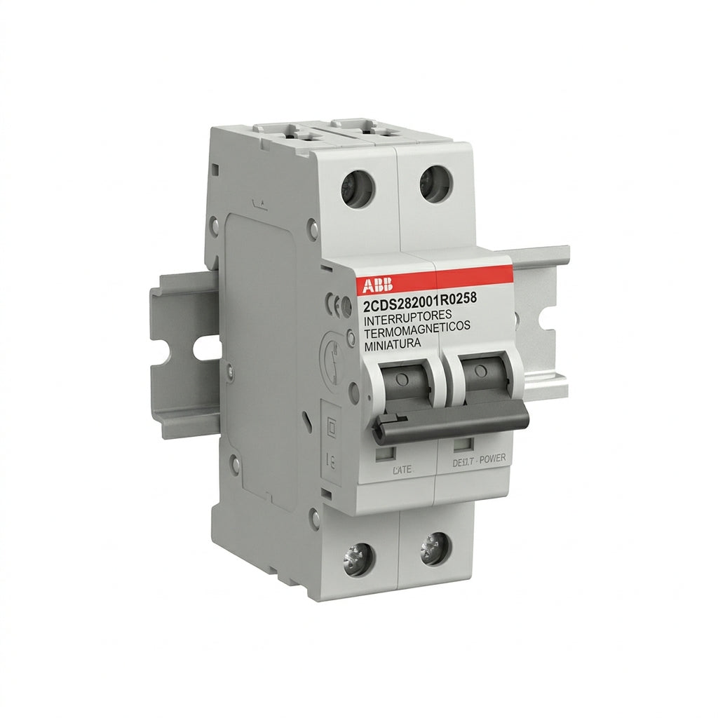 ABB 2CDS282001R0258 INTERRUPTORES TERMOMAGNETICOS MINIATURA RIEL DIN