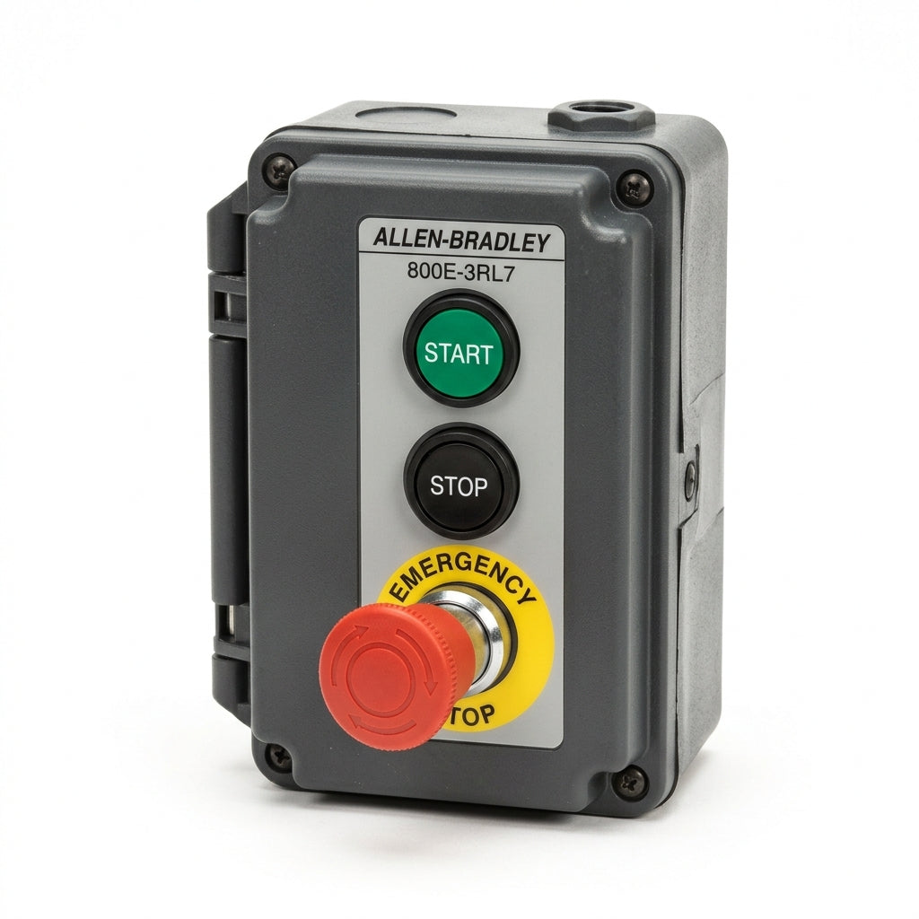 ALLEN-BRADLEY 800E-3RL7 BOTONES PULSADORES BOTONERAS