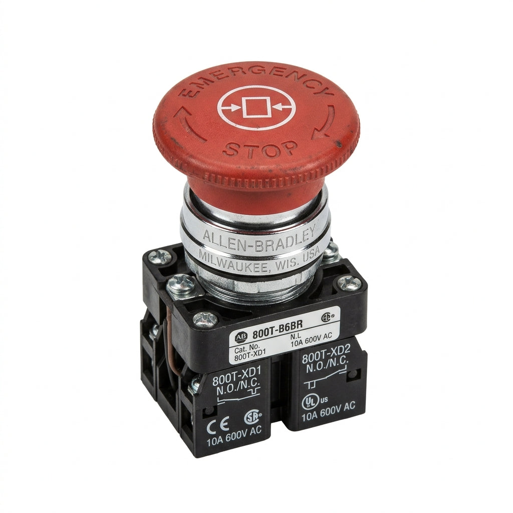 ALLEN-BRADLEY 800T-B6BR BOTONES PULSADORES BOTONERAS Y ACCESORIOS