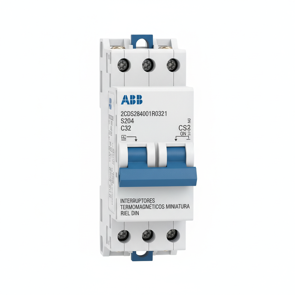 ABB 2CDS284001R0321 INTERRUPTORES TERMOMAGNETICOS MINIATURA RIEL DIN