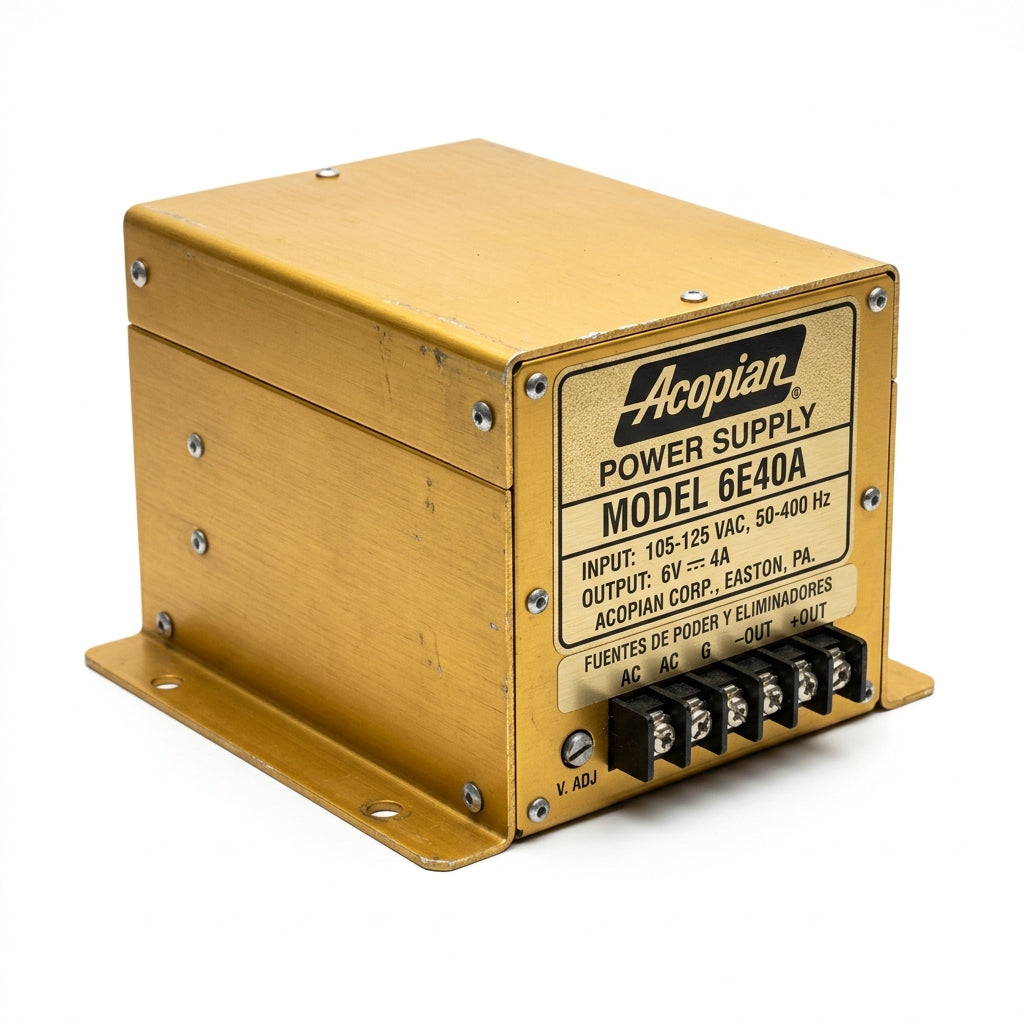 ACOPIAN 6E40A FUENTES DE PODER Y ELIMINADORES