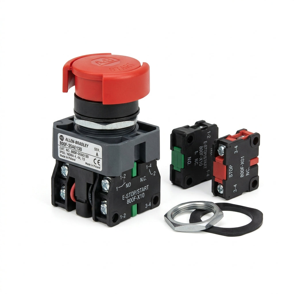 ALLEN-BRADLEY 800F-35AE130 BOTONES PULSADORES BOTONERAS Y ACCESORIOS