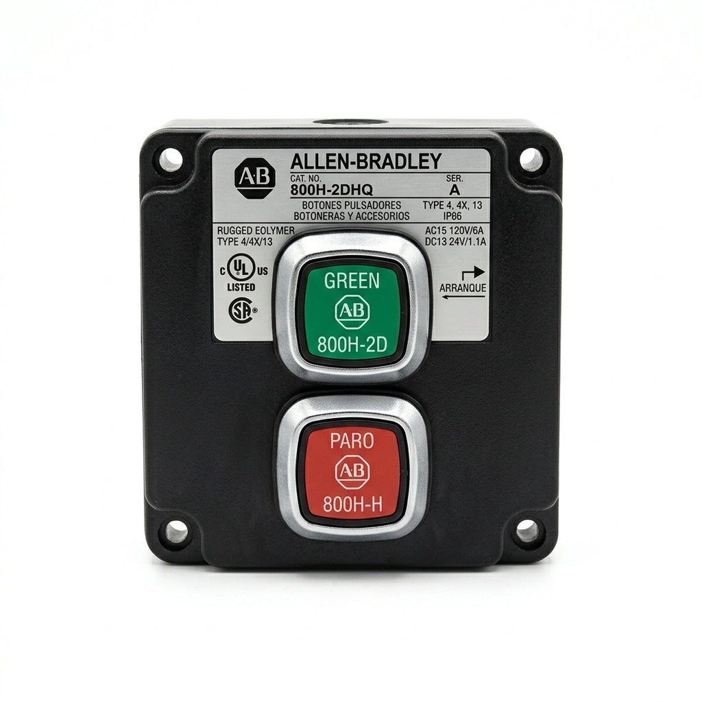 ALLEN-BRADLEY 800H-2DHQ BOTONES PULSADORES BOTONERAS Y ACCESORIOS