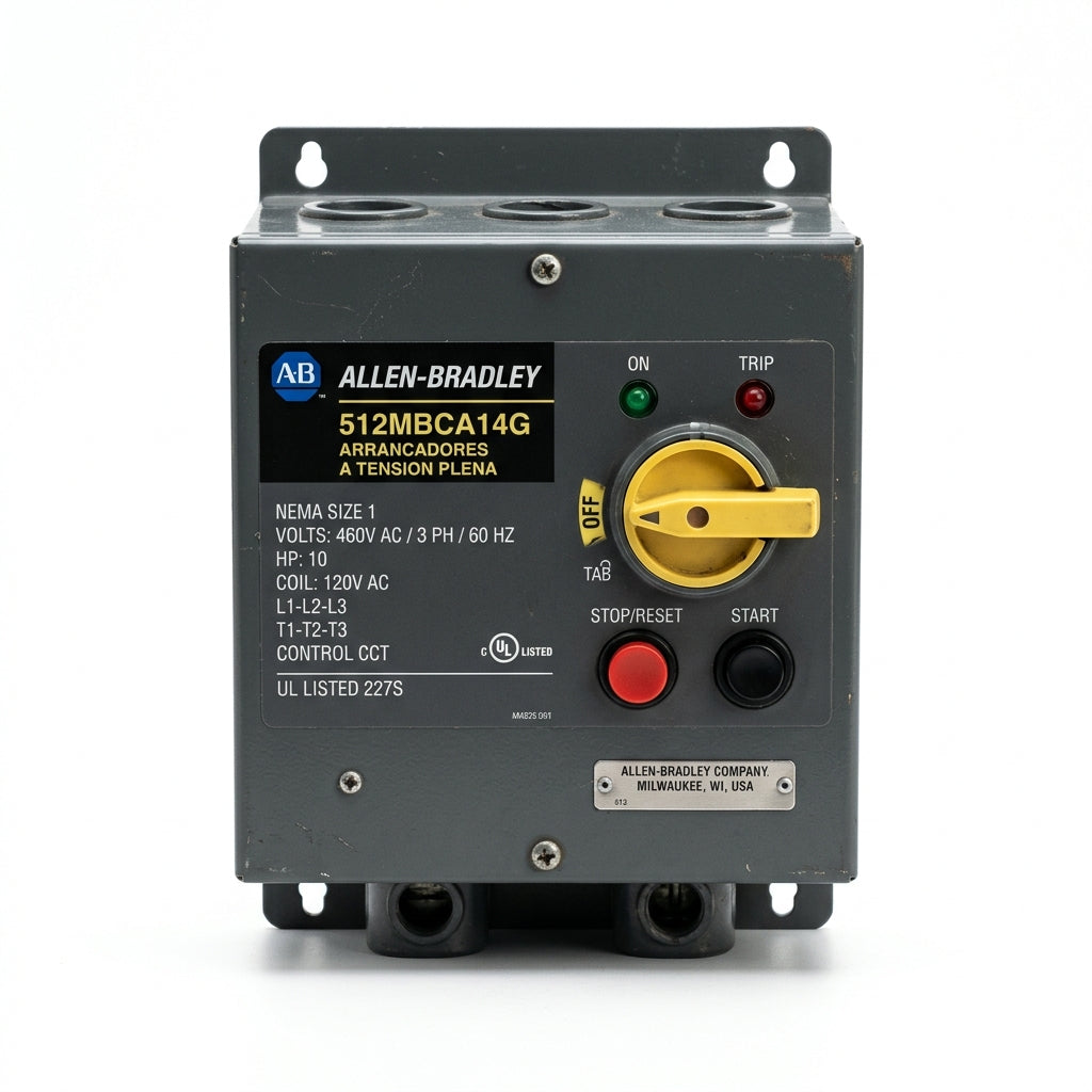 ALLEN-BRADLEY 512MBCA14G ARRANCADORES A TENSION PLENA