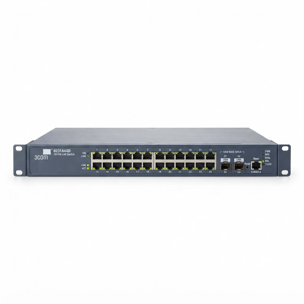 3COM 0231A44D EQUIPO DATACOM (REDES Y CABLEADO ESTRUCTURADO)