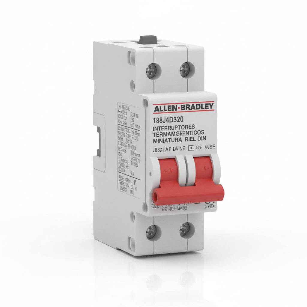 ALLEN-BRADLEY 188J4D320 INTERRUPTORES TERMOMAGNETICOS MINIATURA RIEL DIN