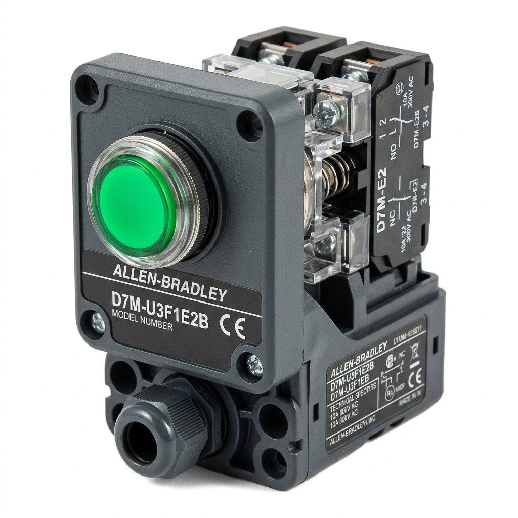 ALLEN-BRADLEY D7M-U3F1E2B BOTONES PULSADORES BOTONERAS Y ACCESORIOS