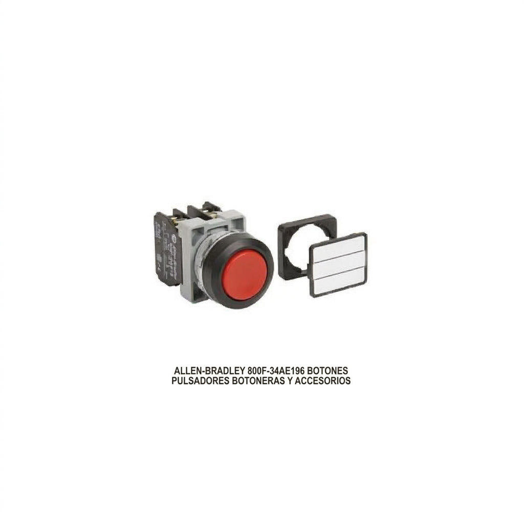 ALLEN-BRADLEY 800F-34AE196 BOTONES PULSADORES BOTONERAS Y ACCESORIOS