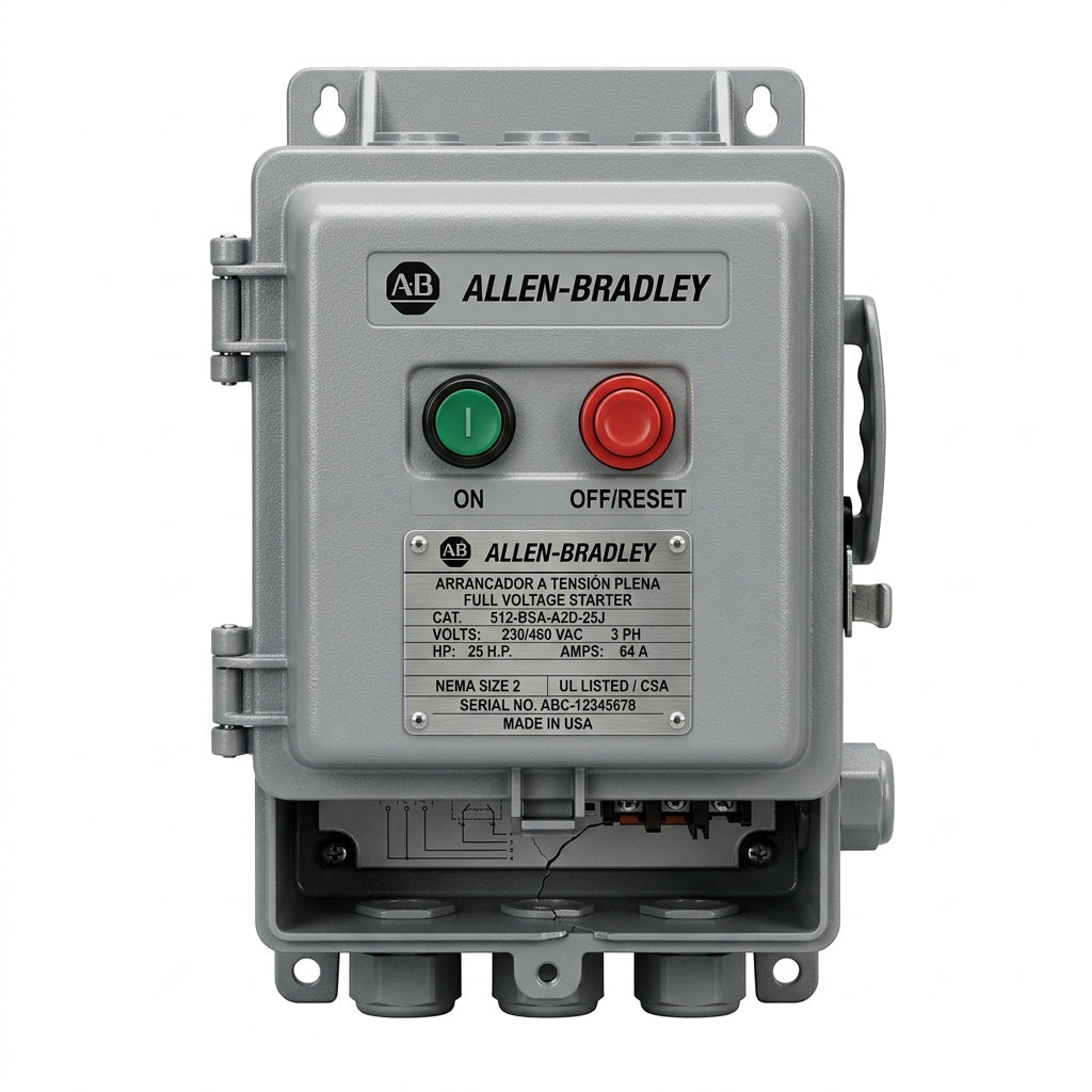 ALLEN-BRADLEY 512-BSA-A2D-25J ARRANCADORES A TENSION PLENA