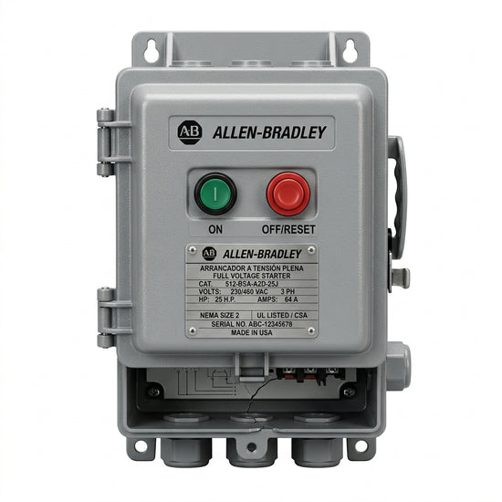 ALLEN-BRADLEY 512-BSA-A2D-25J ARRANCADORES A TENSION PLENA