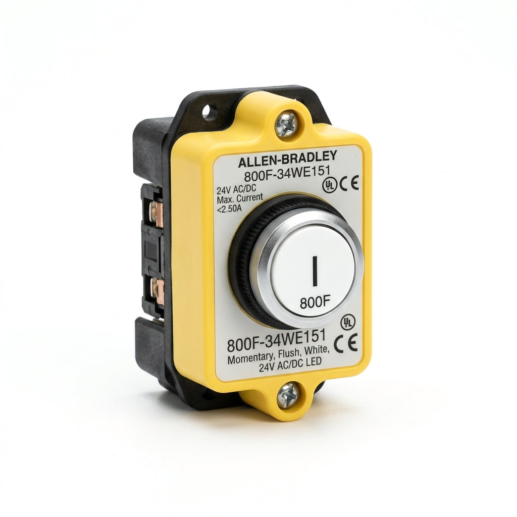 ALLEN-BRADLEY 800F-34WE151 BOTONES PULSADORES BOTONERAS Y ACCESORIOS