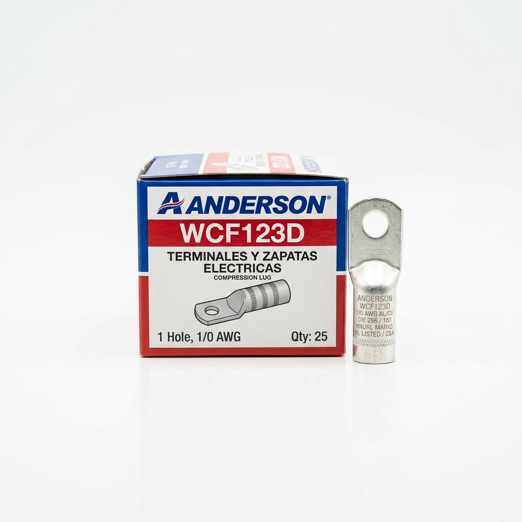 ANDERSON WCF123D TERMINALES Y ZAPATAS ELECTRICAS