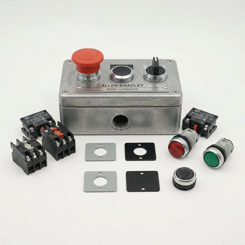 ALLEN-BRADLEY 800H-S3HA4TW BOTONES PULSADORES BOTONERAS Y ACCESORIOS